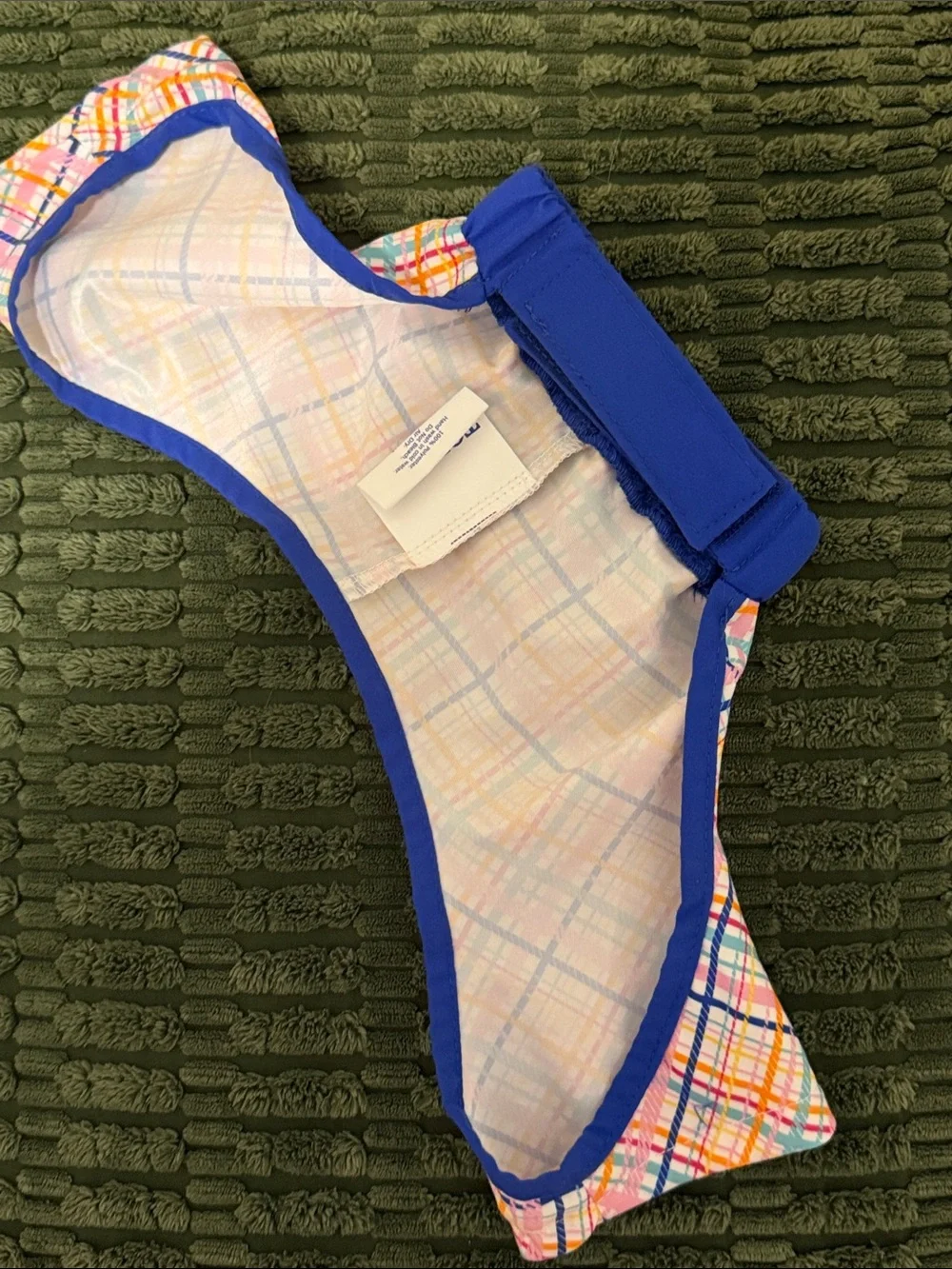 Top Paw Dog Plaid Swim Trunks Size XS